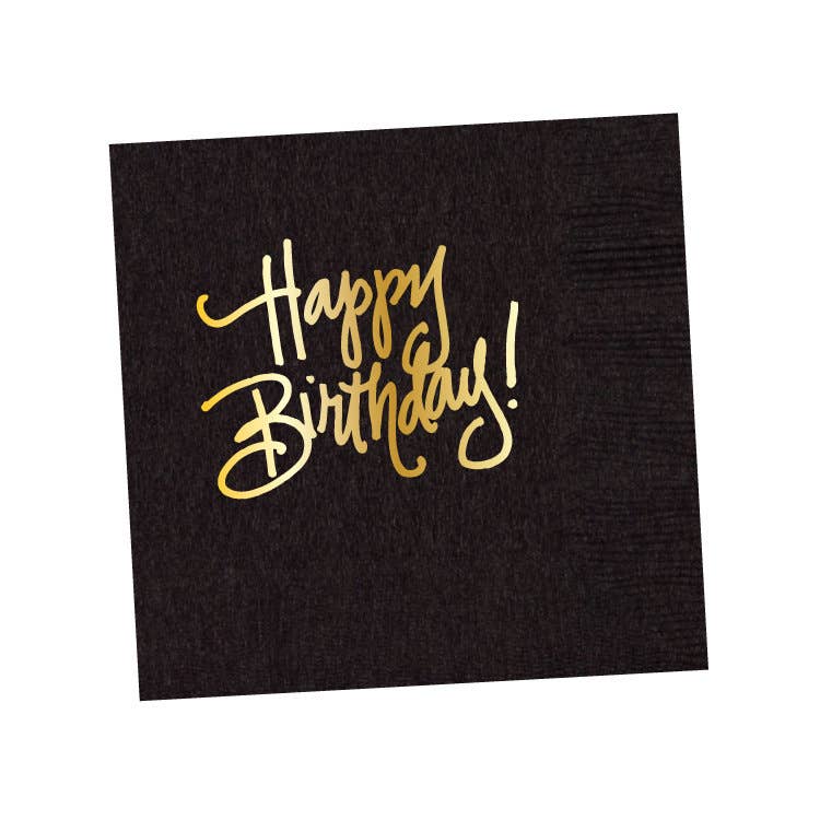 Natalie Chang - Wholesale Disposable Napkin - Happy Birthday! (16 colors) | Napkins5
