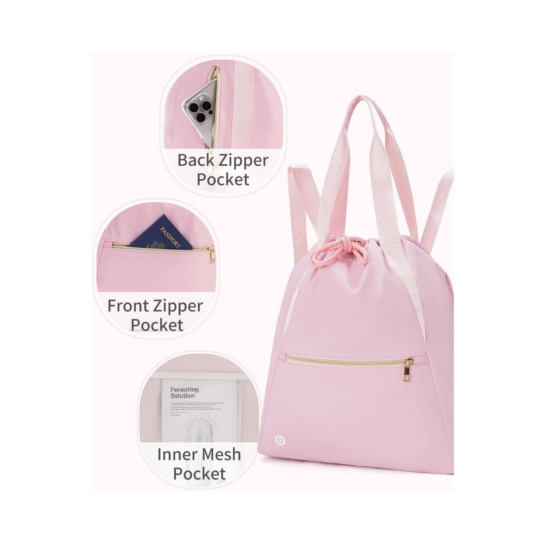 wandf - Wholesale Drawstring Bag - Unisex - Ceneda Drawstring Backpack  Water Resistant Sports Gym Sack47