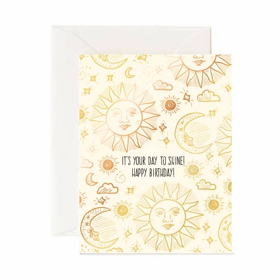 It's Your Day To Shine! Happy Birthday - Greeting Card for wholesale by Jaybee Design