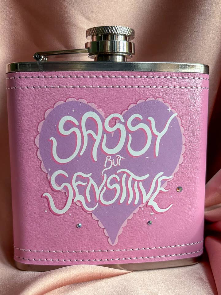 Sassy but sensitive hipflask for wholesale by koukou