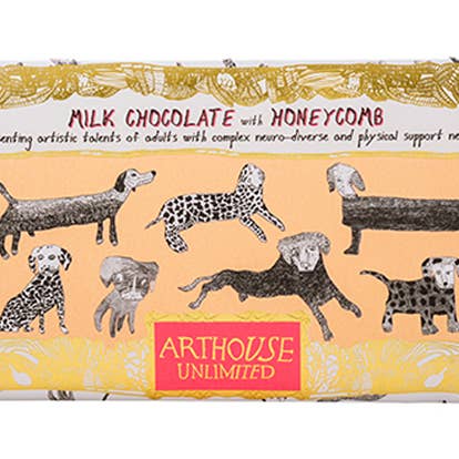 Dogalicious, Milk Chocolate Bar with Honeycomb for wholesale by ARTHOUSE Unlimited