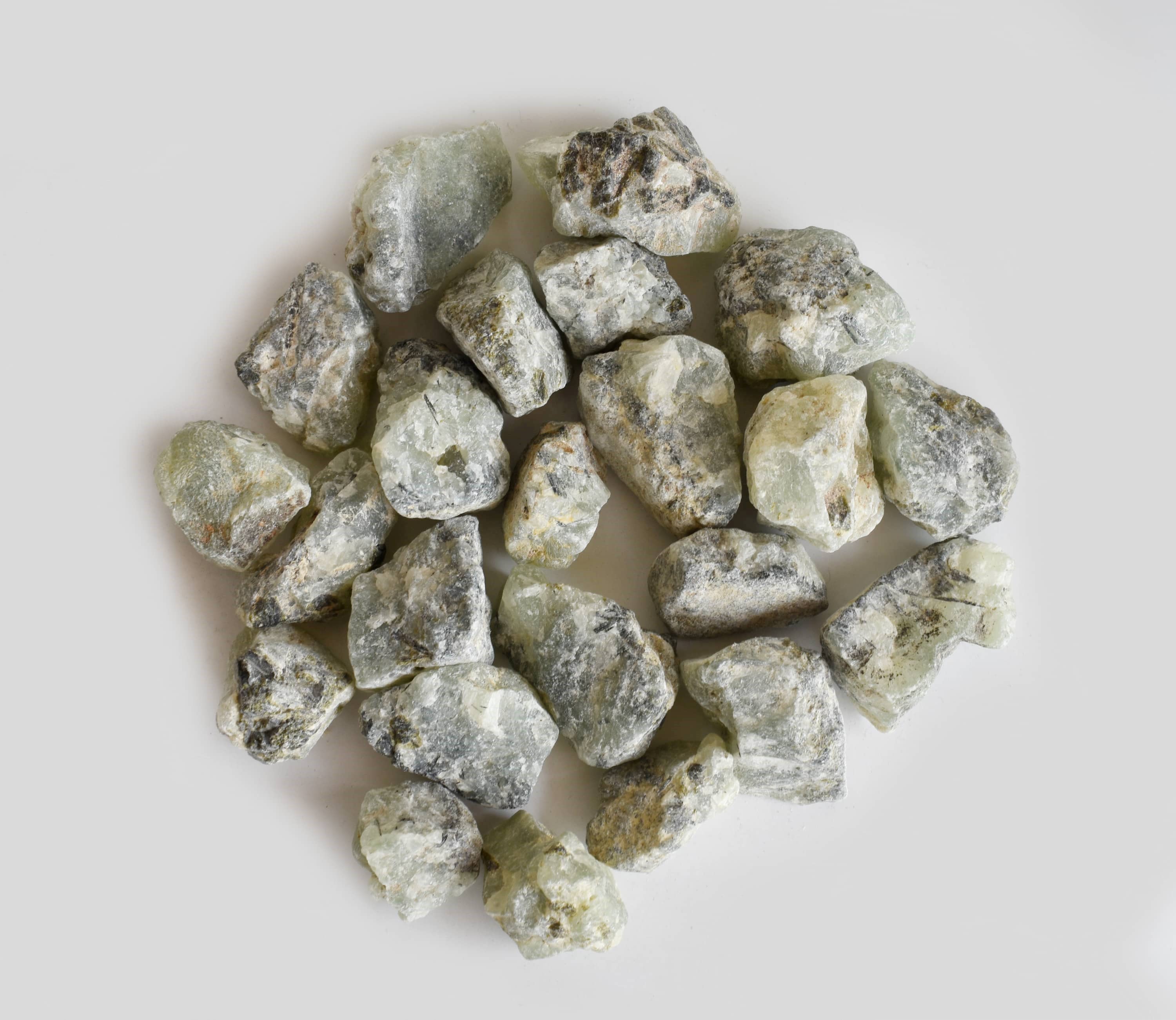 Soothing Crystals - Vente Pierre et cristal de spiritualité - 1 pièce de pierres brutes | Préhnite | Cristaux bruts de guérison8