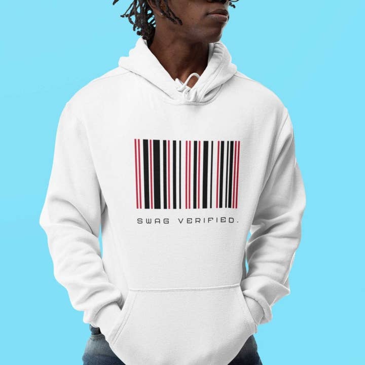 Ohhh So Swag - Wholesale Hoodie - Unisex - Swag Verified. Barcode Unisex Premium Pullover Hoodie | CA17