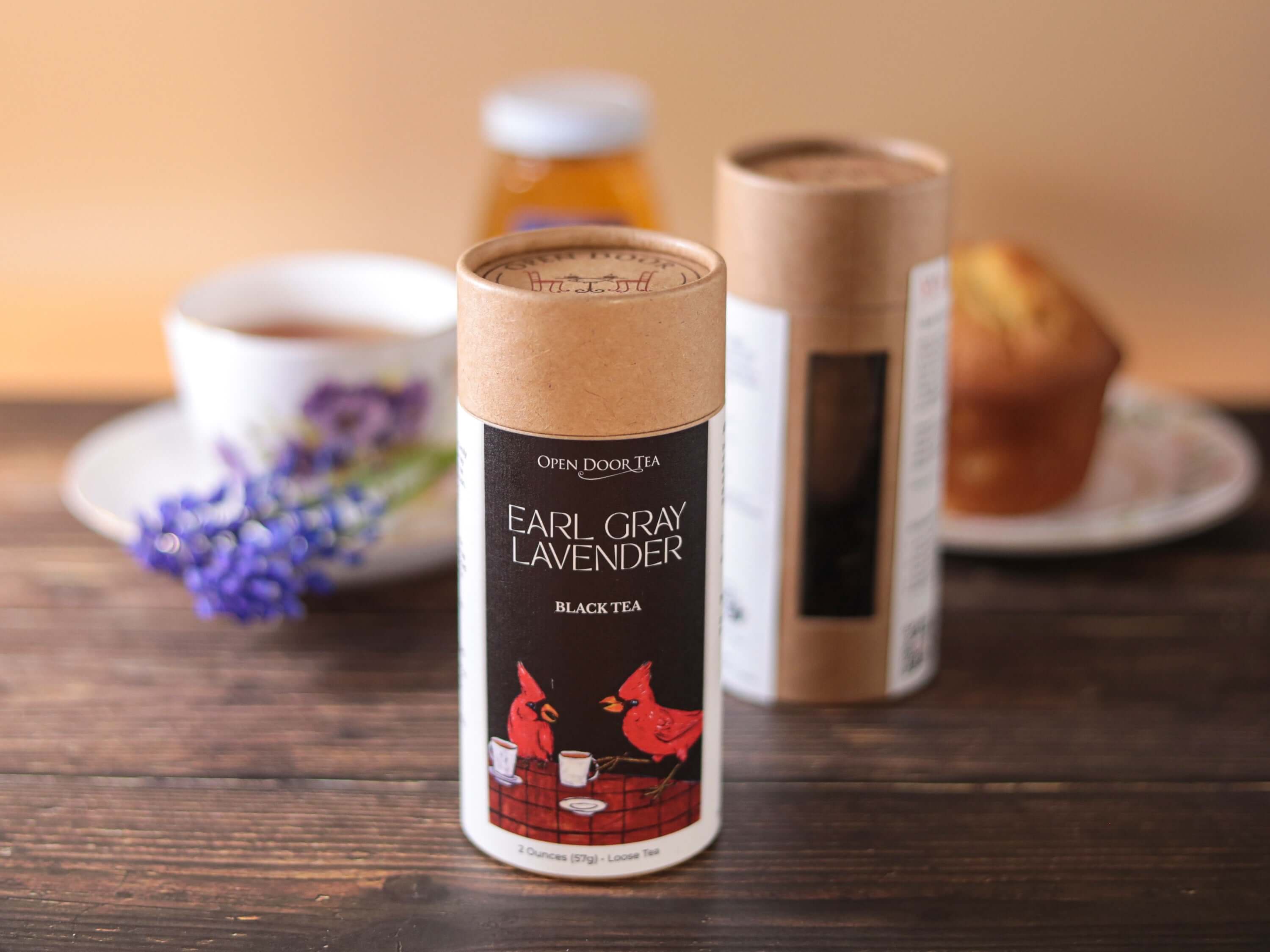 Open Door Tea - Wholesale Loose tea - Earl Gray Lavender | Organic Black Tea | Bulk or Retail2
