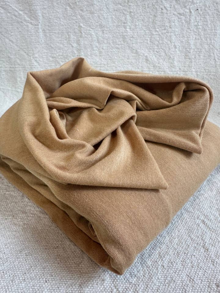 Pearl Jersey Knit Rayon Cotton Blend Fabric for wholesale by ISEE FABRIC