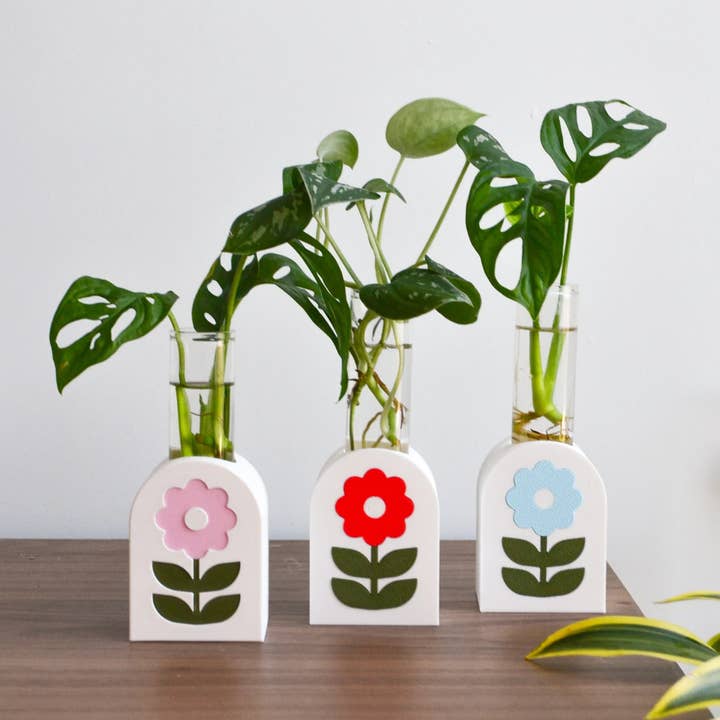 LindaMakess - Wholesale Vase - Flower Power Propagation Vase *NEW COLORS ADDED