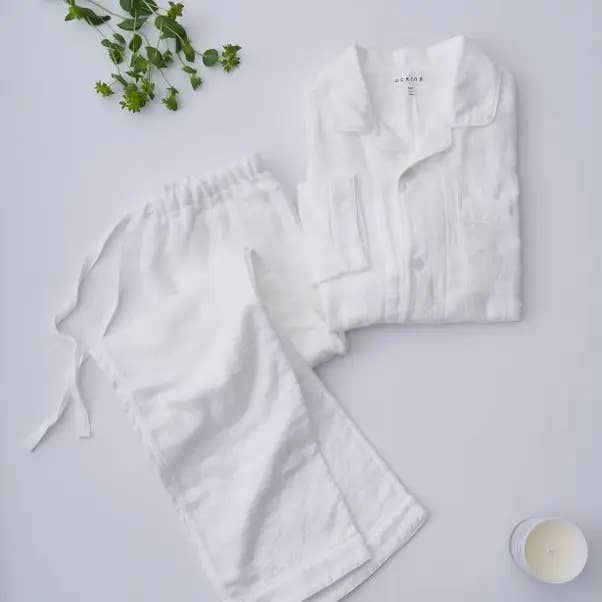 UCHINO - Wholesale Sleepwear Set - Women's - UCHINO Marshmallow Gauze Pajama - White