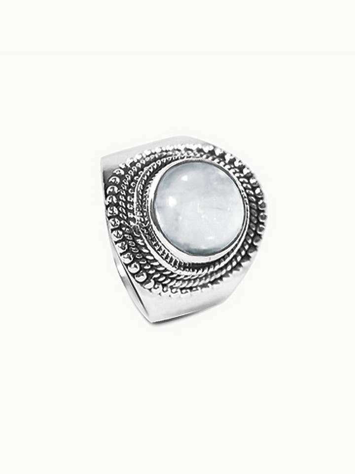 Sivalya Månesten Statementring - Luna for engroshandel hos Sivalya