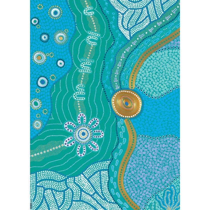 Earth Greetings - Wholesale Wrapping Paper Roll - Flat Wrapping Paper - Our Favourite Place (Pack of 6)