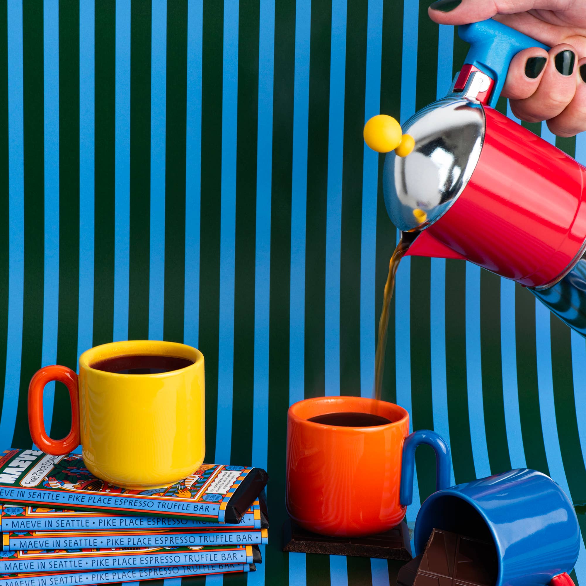 Seattle Chocolate Presents Maeve - Wholesale Chocolate Bar - Pike Place Espresso Truffle Bar2