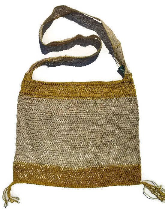 JungleVine® Handmade Eco-Friendly Products – Sacola - Mulher por atacado – Bolsa Tote Yudi JungleVine® tingida com cúrcuma feita à mão4