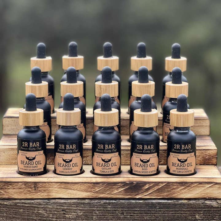 2R BAR - Wholesale Beard Styling Product - Colorado Dude Line Beard Oil – Mixed Case (6 Blends)3