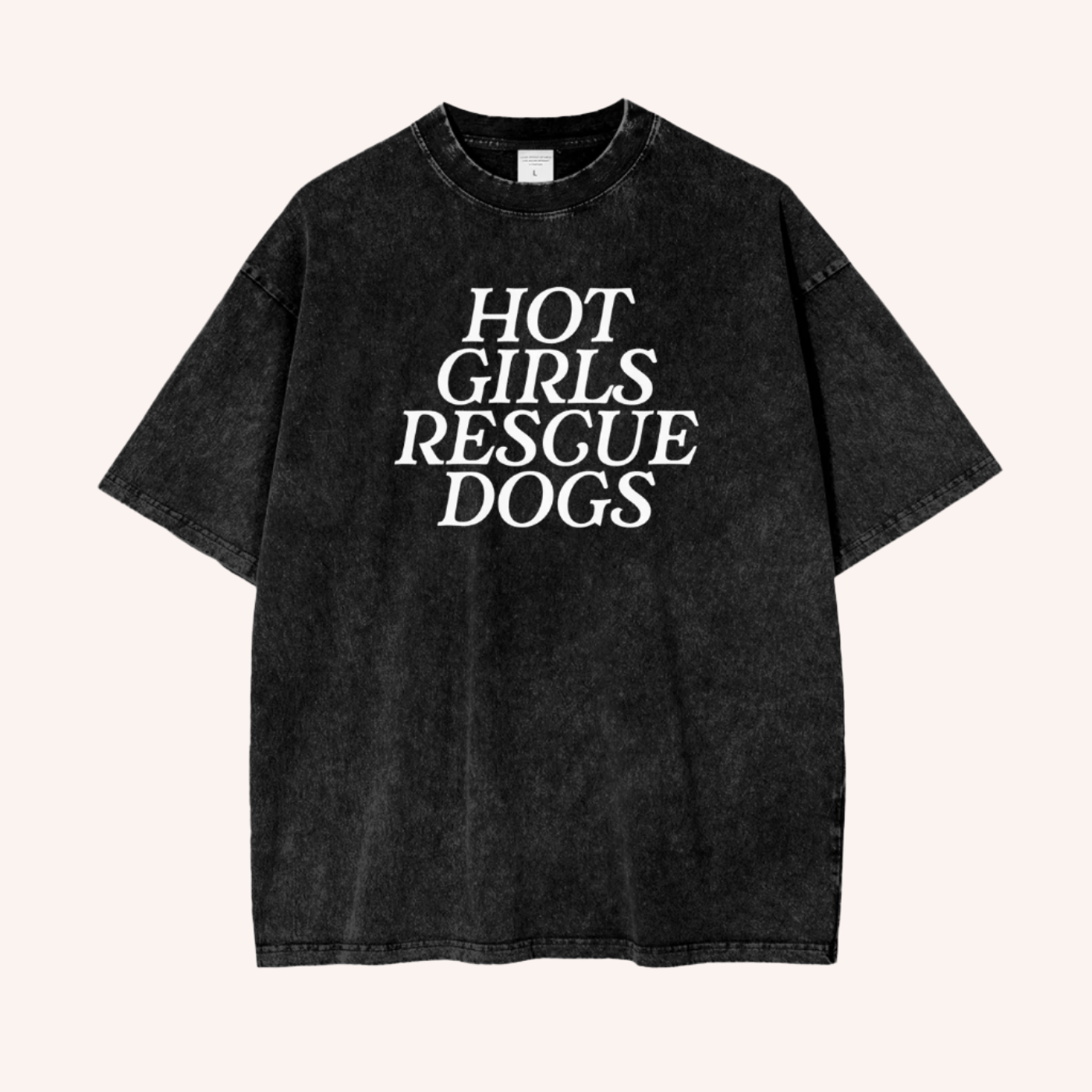 Mutty Prints - Wholesale Screen Printed T-Shirt - Women's - Hot Girls Rescue Dogs Tee6