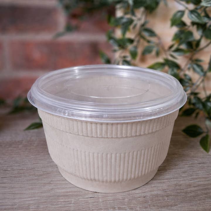 250 pcs PP Lid for B750 & B1000 Bowls (750ml/1000ml) for wholesale by Sustainoware