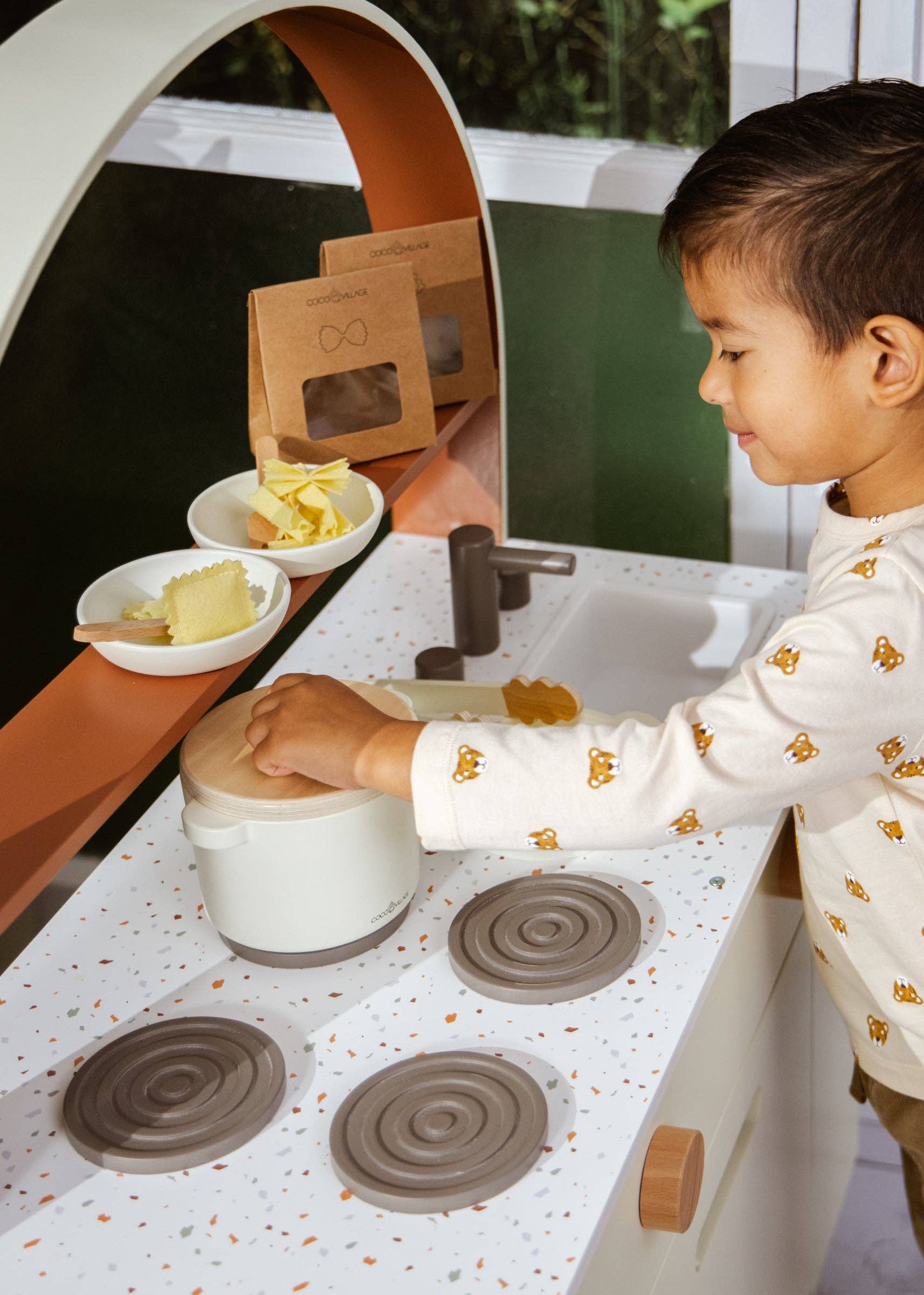 Coco Village - Wholesale Toy Set - Kids - Wooden Pasta Playset3