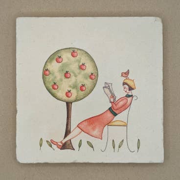 Azulejo - Leitora por atacado de moreydesign | ask a duck