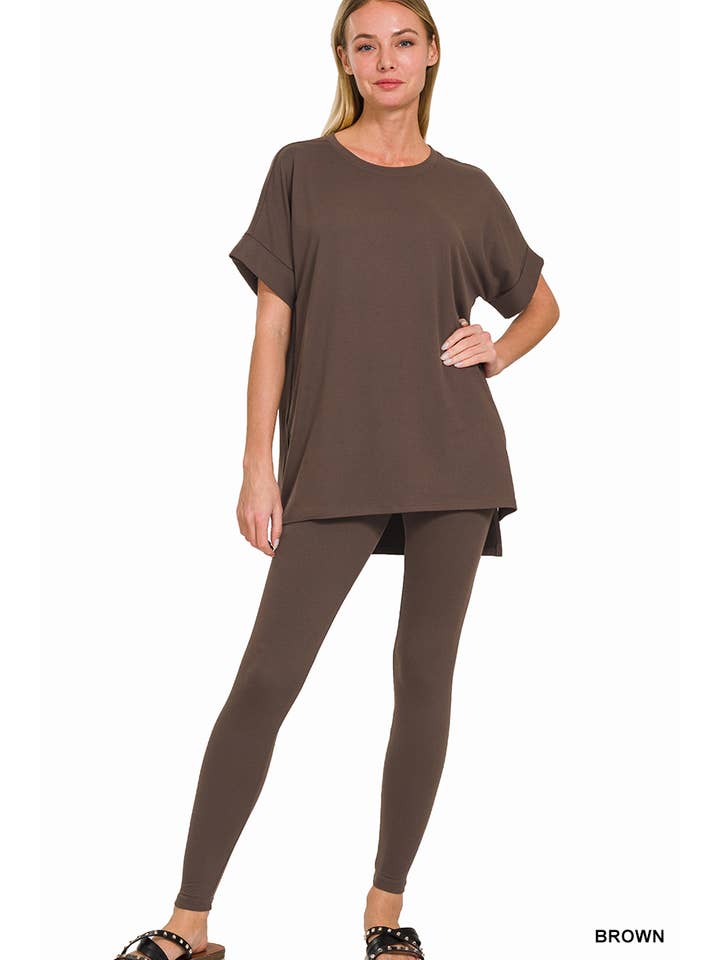 42POPS – Großhandel Loungewear-Set – Damen – Mikrofaser-Oberteil & Leggings 2-teiliges Set41