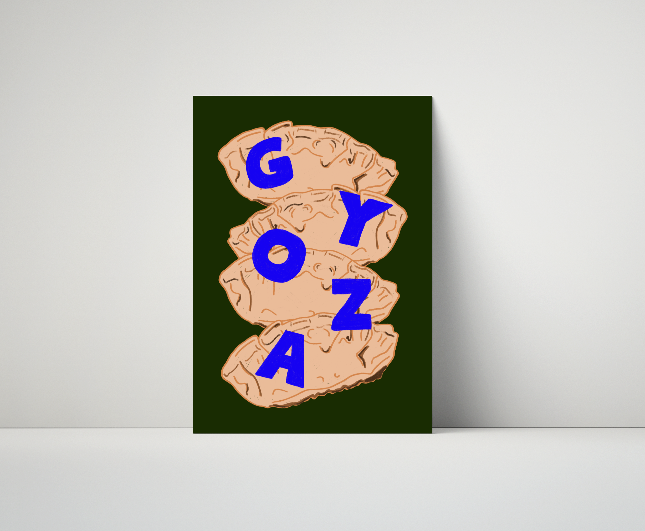 Tecari Designs - Wholesale Art Print - Gyoza - Graphic Art | Bold Artwork0