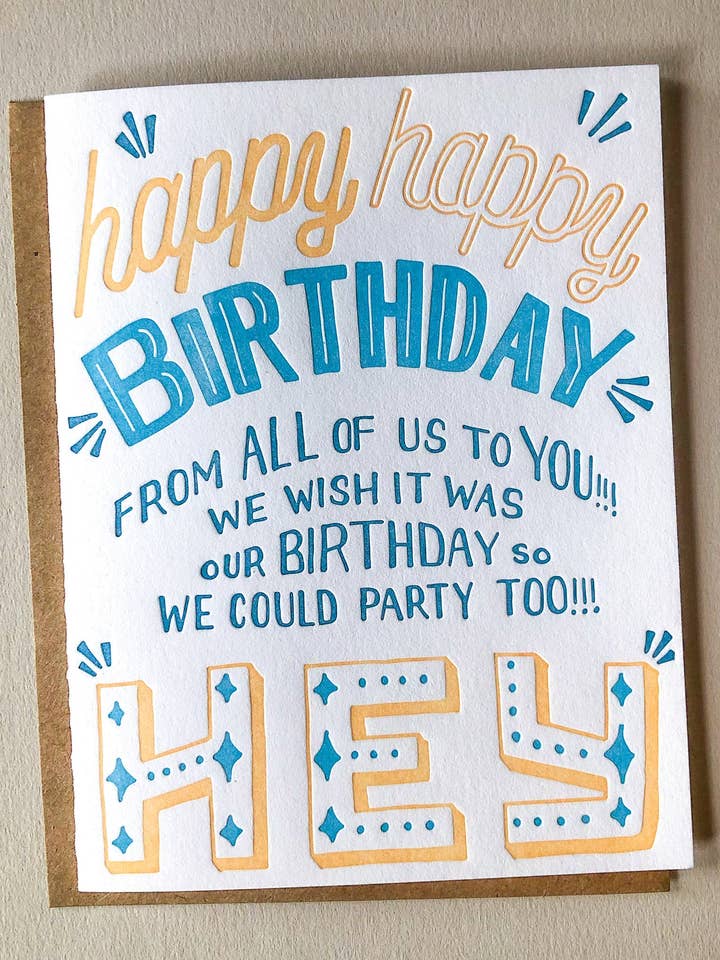 Joyeux anniversaire pour la vente par Truth Papers