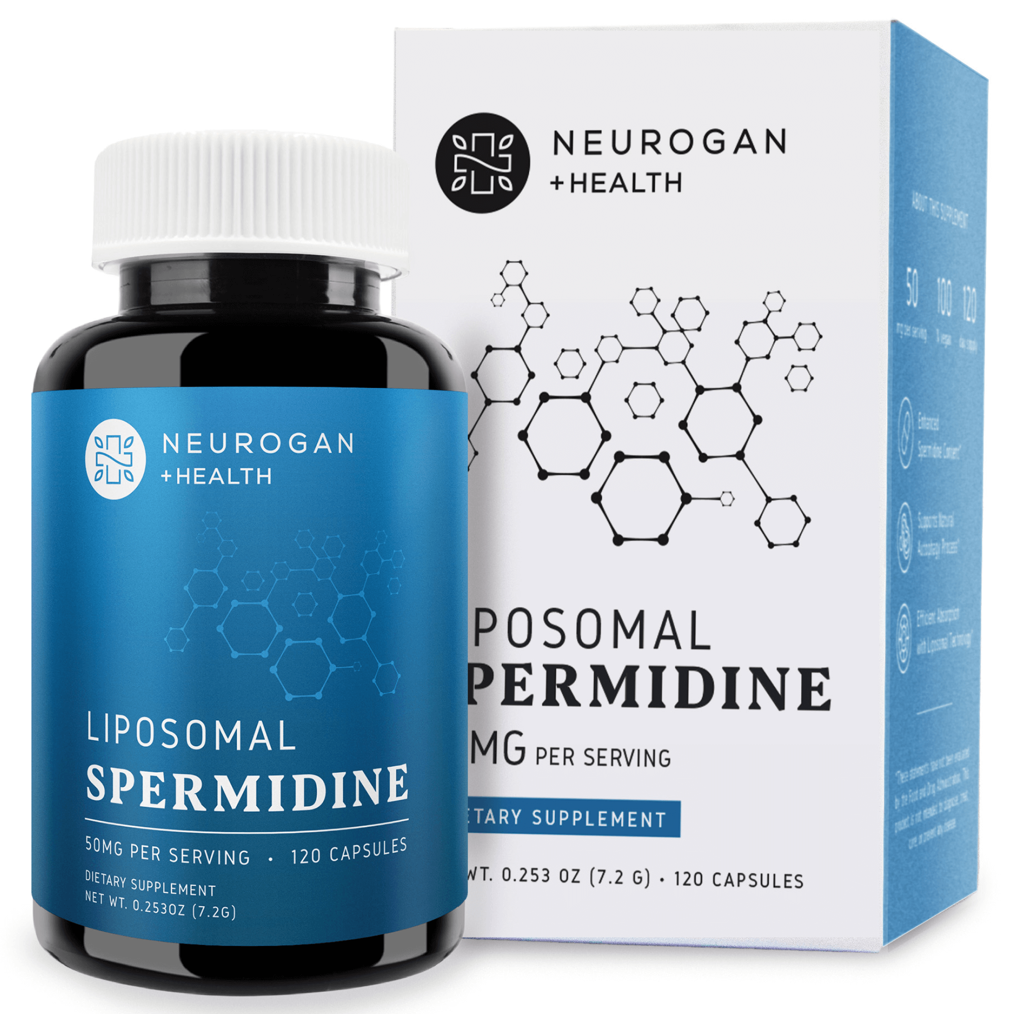 Neurogan Health - Vente Supplément oral/vitamine - Capsules de spermidine liposomale0