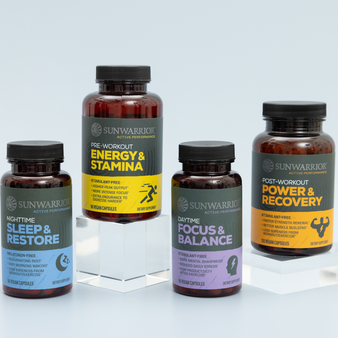 Sunwarrior - Wholesale Oral Supplement/Vitamin - Sunwarrior Active Nighttime Capsules - Sleep & Restore7
