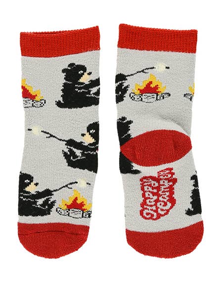 Happy Camper (New) Infant Sock for wholesale by Lazy One