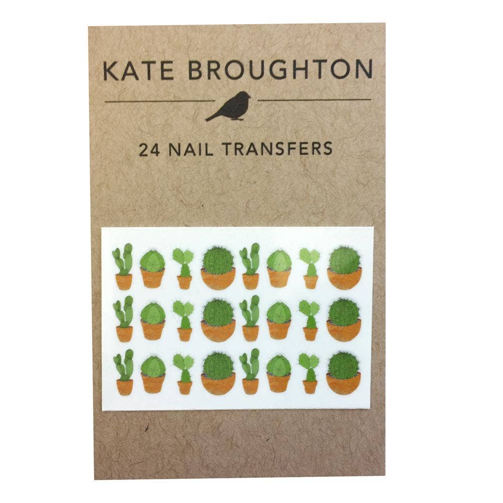 Kate Broughton - Wholesale Nail Art/Decal - Cactus Nail Art Transfers2