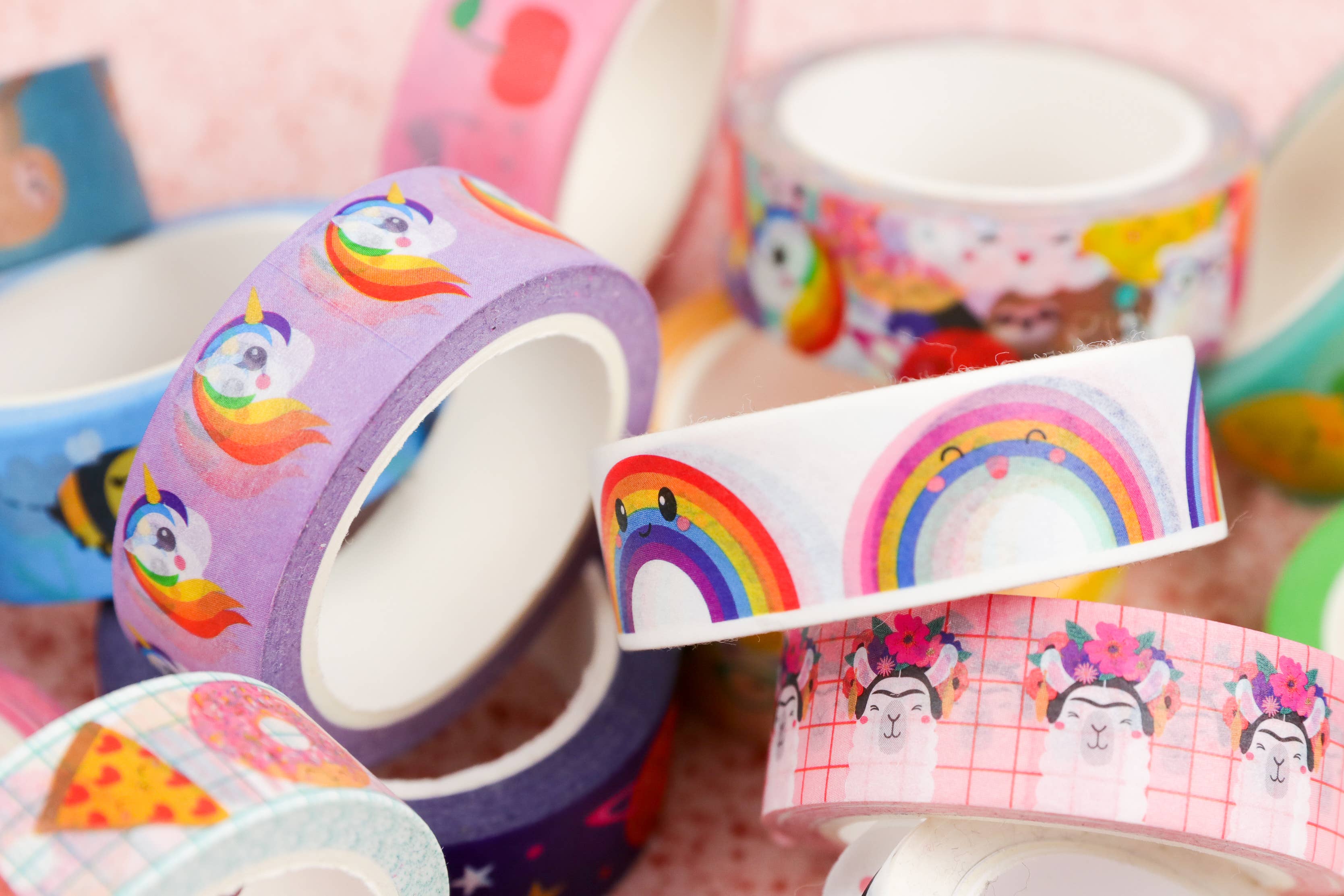 Studio Inktvis - Vente Rubans adhésifs Washi - Ruban adhésif washi arc-en-ciel7