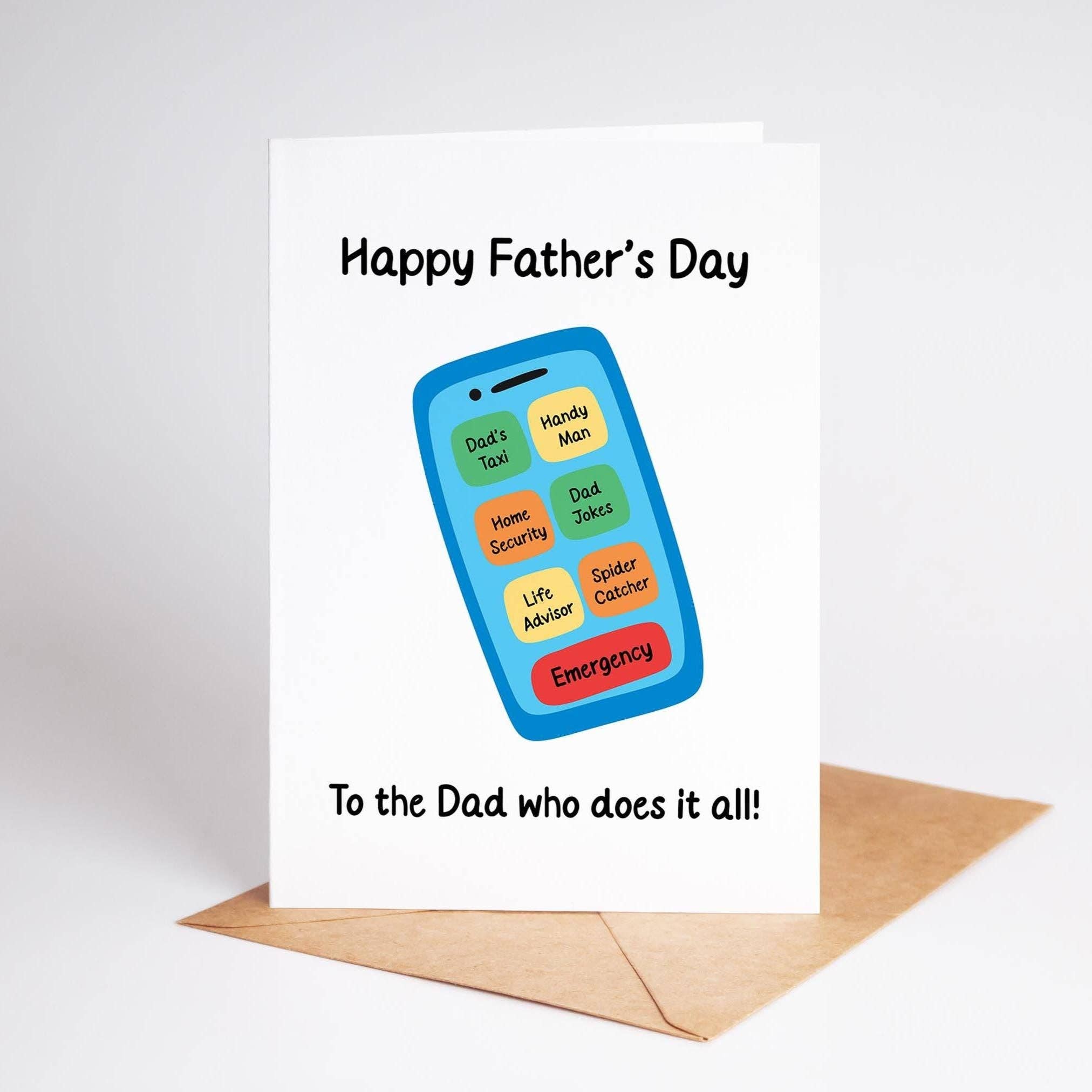 PulpKo – Cartão do Dia dos Pais por atacado – Cartão do Dia do Pai para o Pai que Faz Tudo1