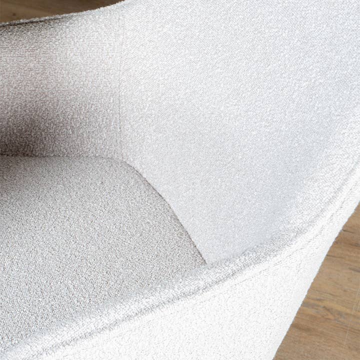 Home67 - Wholesale Chair - Fenna Dining Chair — Bouclé — Natural