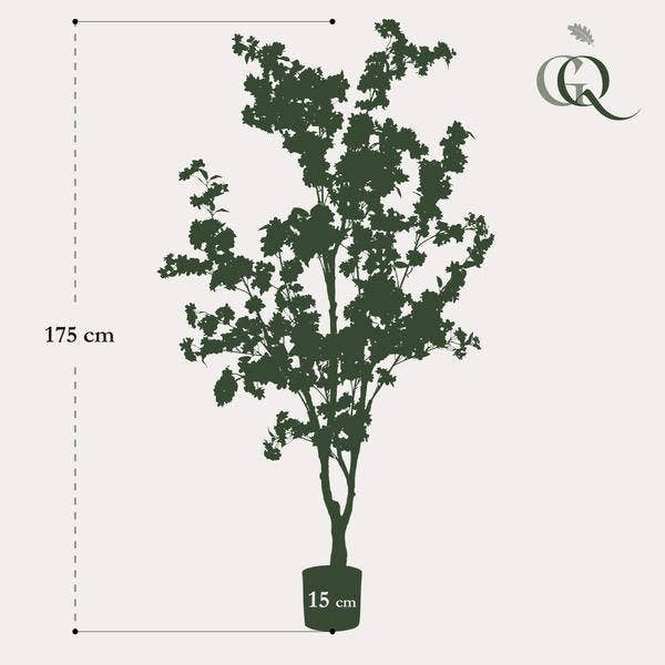 Oasis of Life - Wholesale Artificial Plant - Artificial Cherry Blossom Prunus – White – ↕175cm – High-Quality Artificial Plant for Indoor Spaces – Deceptively Realistic – Decoration for Living Room, Office & Reception2