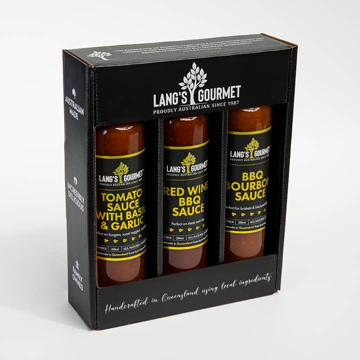 Premium BBQ Sauce Entertainment Box for wholesale by Lang's Gourmet