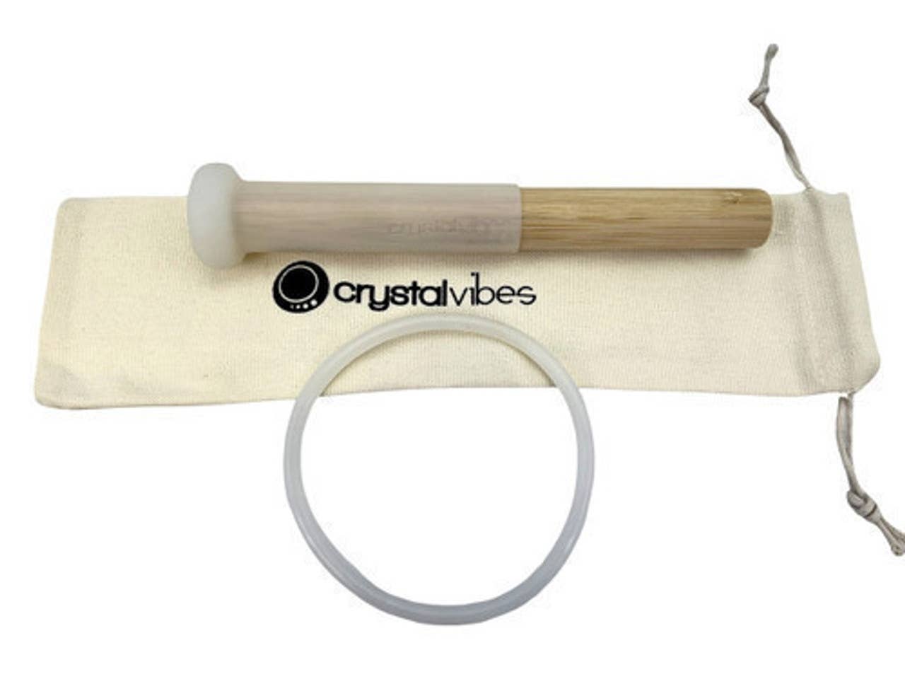 HK Higher Knowing - Wholesale Meditation Supplies - Crystal Clear Singing Bowl 7"1