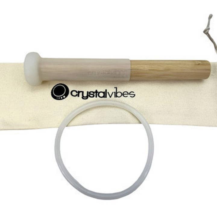 HK Higher Knowing - Wholesale Meditation Supplies - Crystal Clear Singing Bowl 7"1