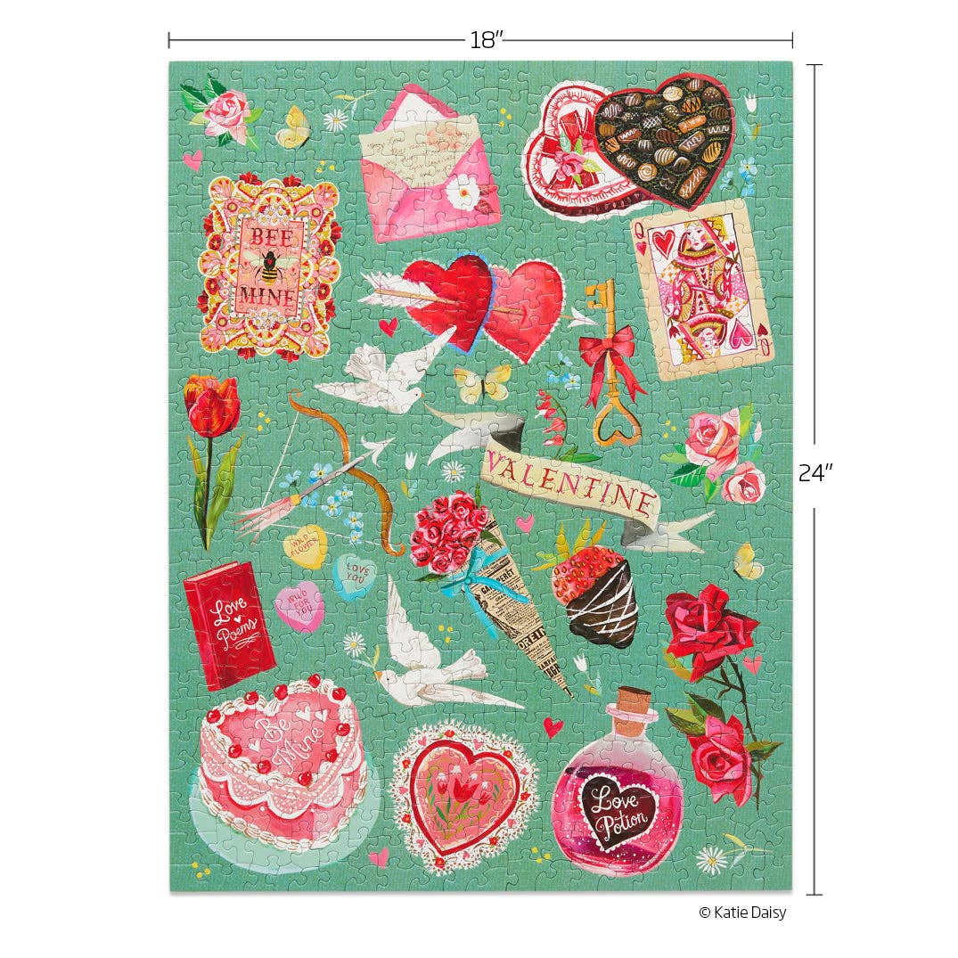 WerkShoppe - Wholesale Puzzle - Adult - Valentines Classics 500 Piece Puzzle  | Valentine's Day4