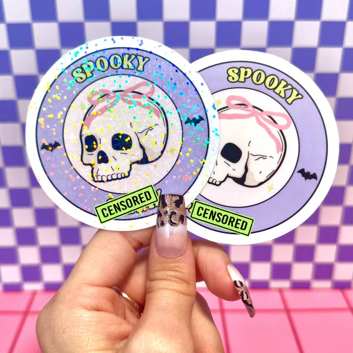 Funny Halloween Horror Movie Lover Waterproof Vinyl Sticker for wholesale by Stickers+ X Ashley Bexar