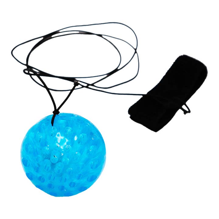 Cap Zone - Wholesale Sports Ball - LED Light-Up Bouncy Return Stress Gravity Ball Toy
