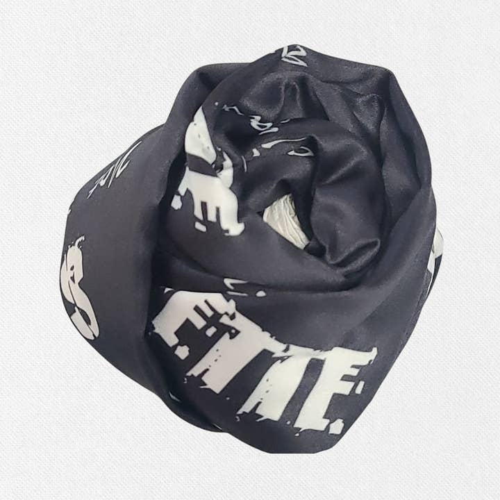 SMIFFETTE Zweifarbiger Satinschal für den Großhandel von Smiffette