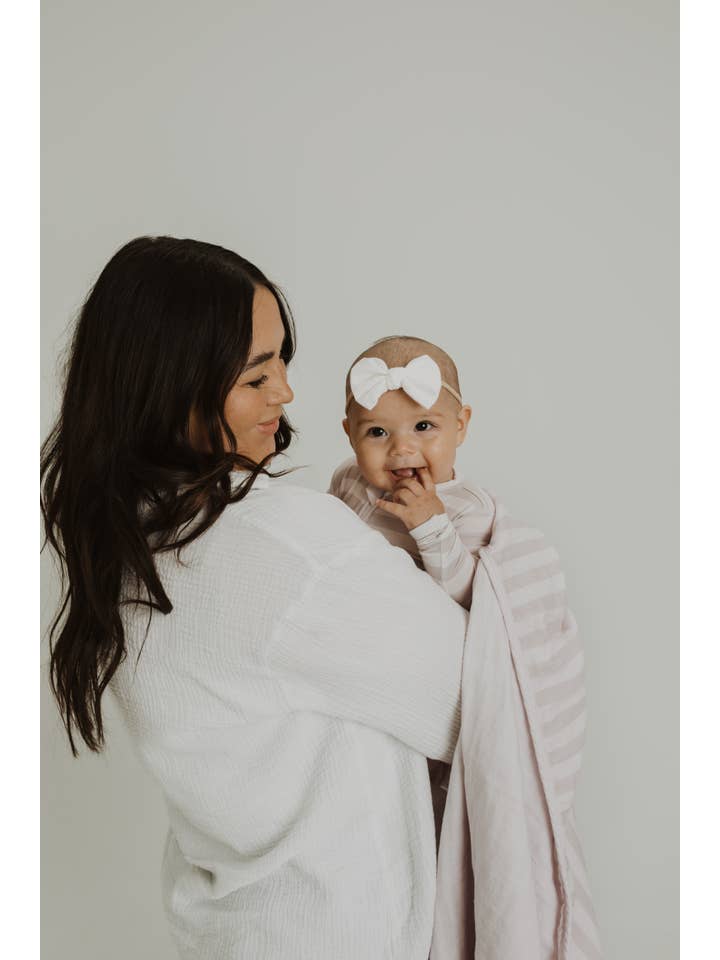 Charlie Lou Baby - Wholesale Jumpsuit - Baby - Striped | Bamboo Footie3