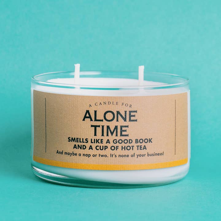 Une bougie pour passer du temps seul | Funny Candle pour la vente par Whiskey River Soap Co.
