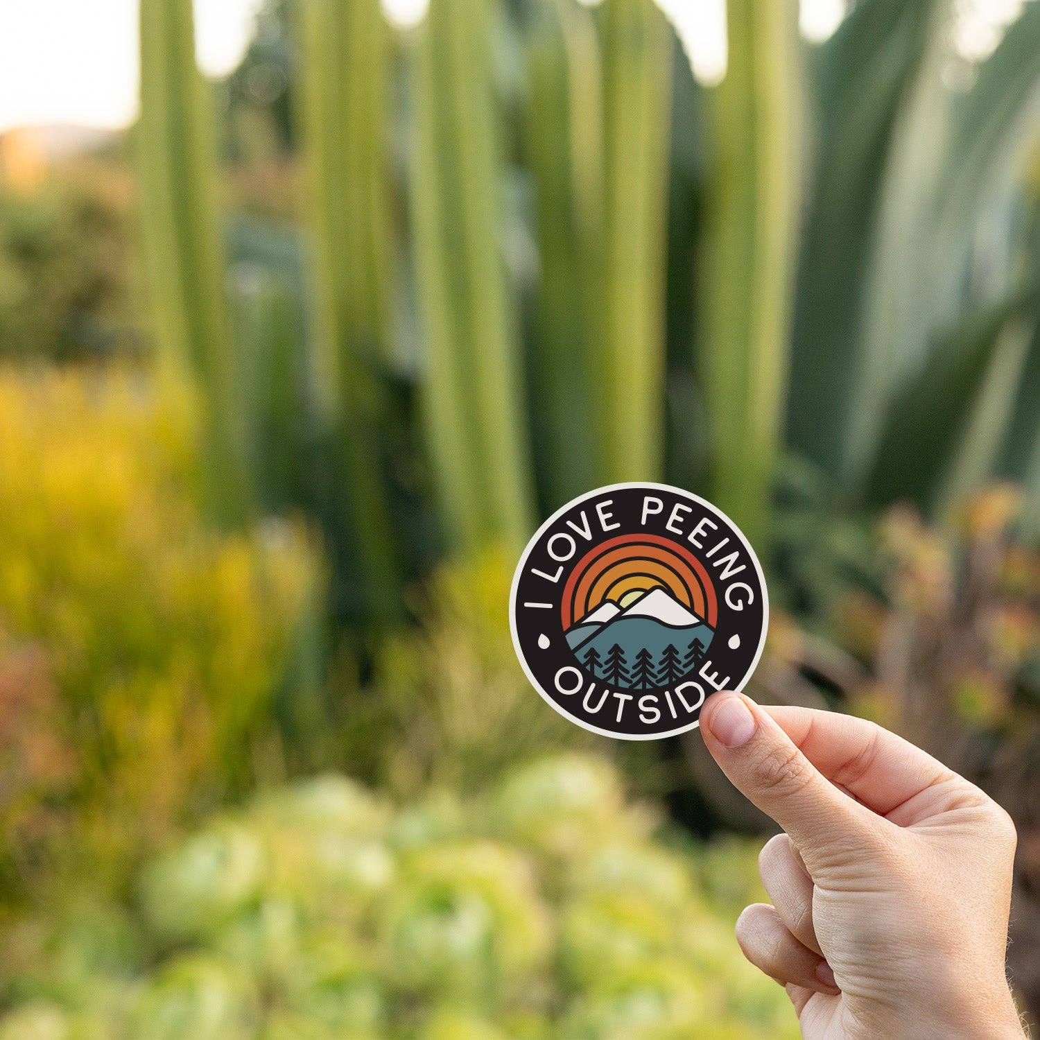 Squatchy - Wholesale Sticker - I Love Peeing Outside Sticker1