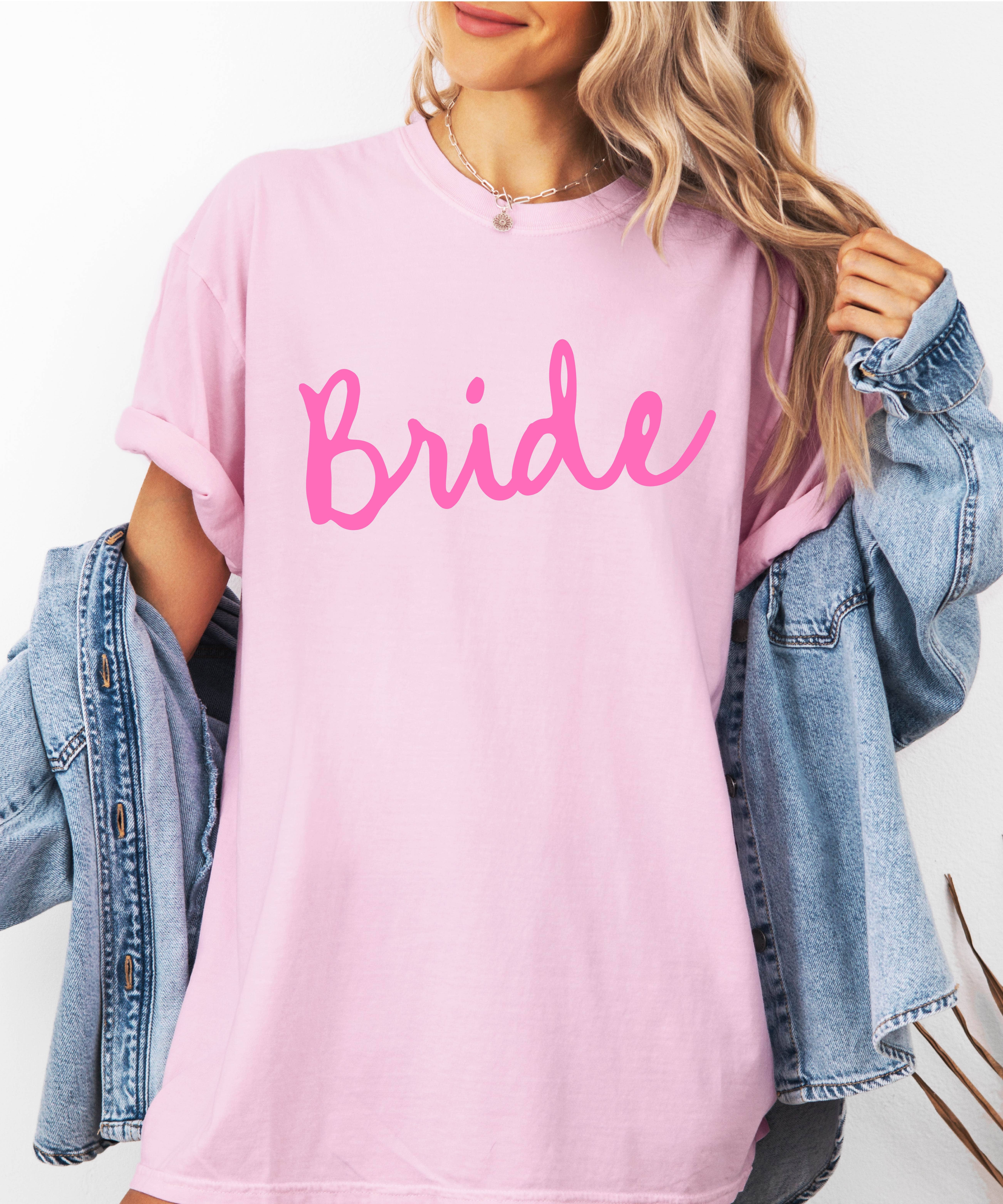 P E T I T R U E – wholesale Screen printed t-shirt – Women′s – Bride Shirt Gift for Bride Bachelorette Party Gifts3