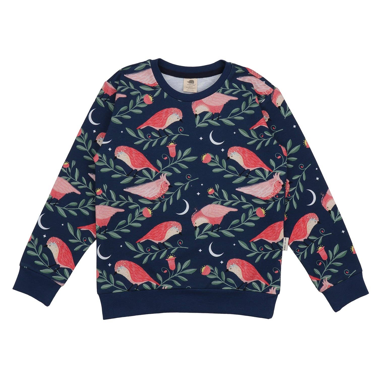 walkiddy - Wholesale Sweatshirt - Kids - Pinky Birds-Sweatshirt0
