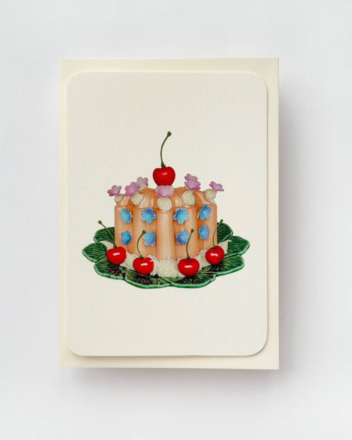 Canonbury Press – wholesale Birthday card – Saffron Cream Blancmange Greeting Card | Birthday Card1