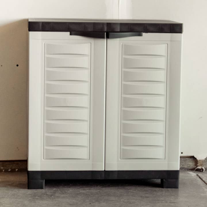 Sunnydaze Decor - Wholesale Cabinet - Heavy-Duty Storage Cabinet with Adjustable Shelf - Gray0