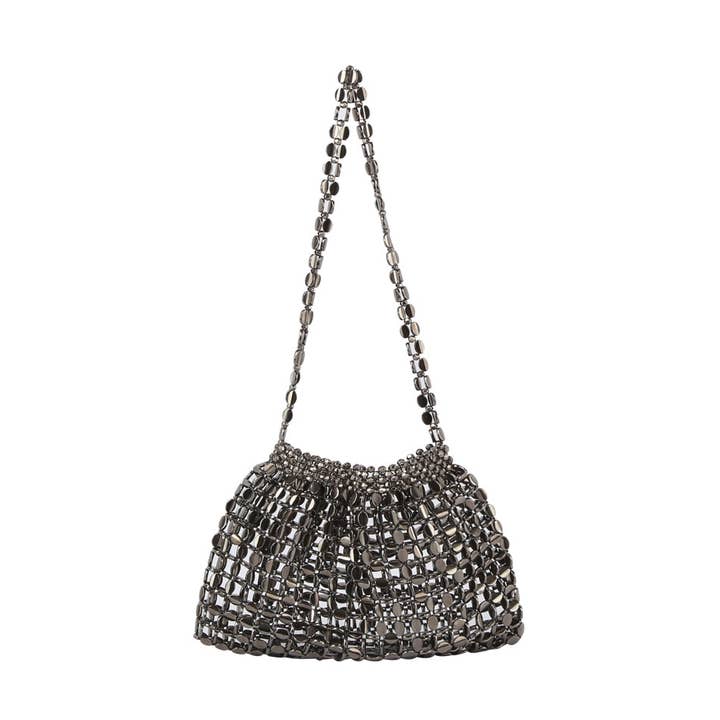 Handbag Factory Corp - Wholesale Clutch bag – women's - Metal mesh evening shoulder bag0