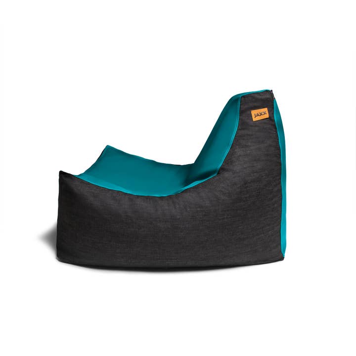 LuvU - Wholesale Chair - Jaxx Pixel Gamer Bean Bag Chair, Premium Vinyl / Dark Denim64
