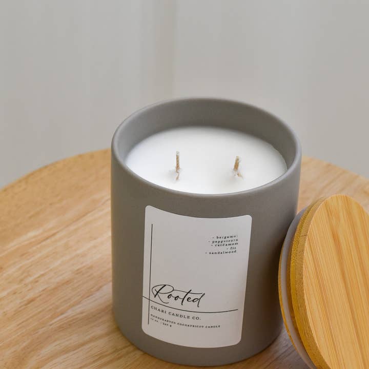 Chari Candle Co. - Wholesale Jar/Filled Candle - Rooted3