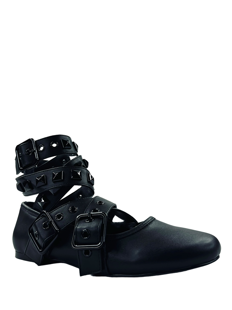 STRANGE CVLT – wholesale Flats – Women’s – SIOUXSIE - BLACKOUT1