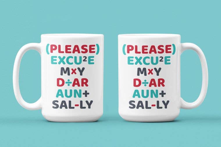 Ink Pop - Wholesale Coffee Mug - Please Excuse My Dear Aunt Sally1